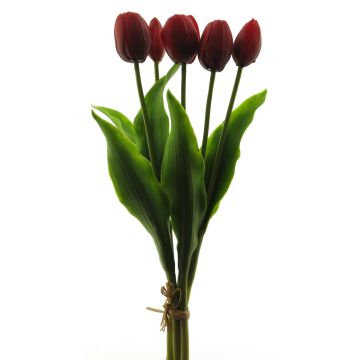 Umělý tulipán LIBIA, červený, 35cm