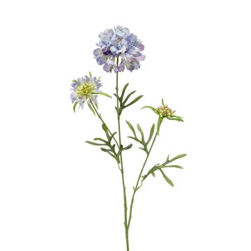 Textilní květina scabiosa MONTIE, fialovomodrá, 75cm