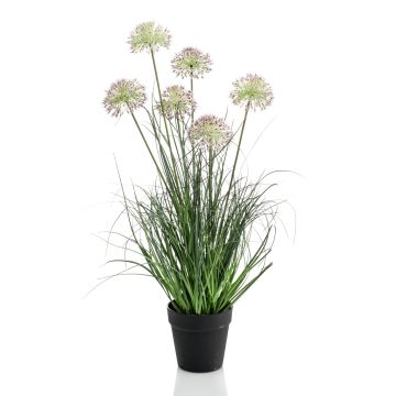 Umělá tráva Allium GARAGANT, fialovozelená, 70cm